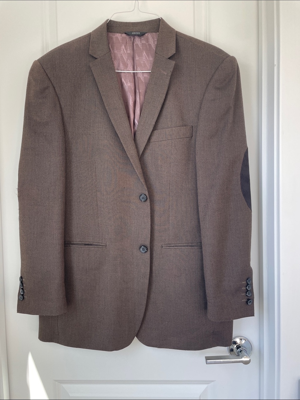 Angelo Ross Brown Men’s Suit Jacket Size 42R